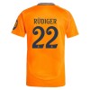 Officiële Voetbalshirt Real Madrid Rudiger 22 Uit 2024-25 - Heren